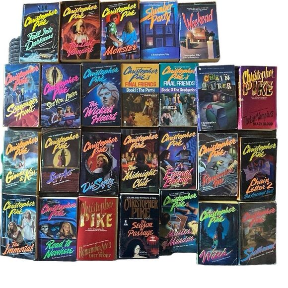 No Brand Other - Christopher Pike First Edition Book Bundle lot